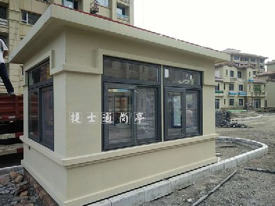 天津津南區，1個(gè)真石漆崗亭，2.78乘3.58